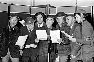 The complete Dad's Army team reported for duty today in the EMI Abbey Road Studios The complete Dad's Army team reported for duty today in the EMI Abbey Road Studios