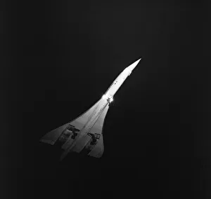 Concorde flying at night. 30th November 1979 Concorde flying at night. 30th November 1979