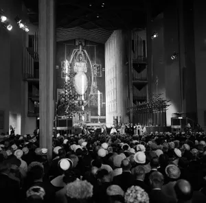 The consecration of the new Coventry Cathedral. 25th May 1962 The consecration of the new Coventry Cathedral. 25th May 1962