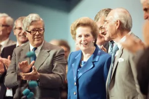 The Conservative Party Conference, Bournemouth. Prime Minister Margaret Thatcher with The Conservative Party Conference, Bournemouth. Prime Minister Margaret Thatcher with