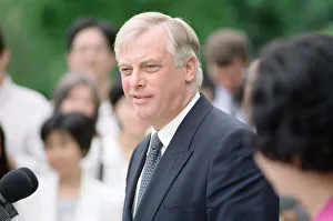 Former Conservative politician Chris Patten, who lost his Bath seat in the 1992 General Former Conservative politician Chris Patten, who lost his Bath seat in the 1992 General