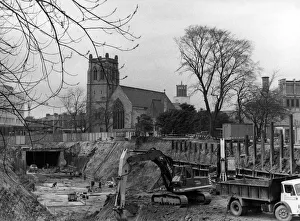 Construction of Jesmond Station, Newcastle. 30th March 1976 Construction of Jesmond Station, Newcastle. 30th March 1976
