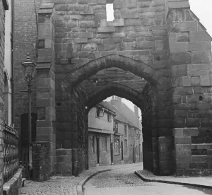The Cook Street Gate Coventry City Centre built around 1385 The Cook Street Gate Coventry City Centre built around 1385