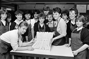 Images Dated 6th October 1986: Cooking up something special for harvest time are these pupils of Royds Hall High School
