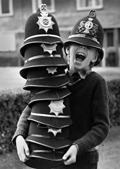 Copper Hat mad! Young collector Raymond Forster has finally achieved his crowning many Copper Hat mad! Young collector Raymond Forster has finally achieved his crowning many