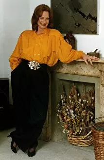 Images Dated 14th November 1990: Cornelia Frances Australian Actress at her home in London Dbase A©Mirrorpix