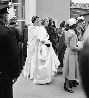 Coronation 1953 full dress rehearsal at Westminster Abbey, London, Friday 29th May 1953 Coronation 1953 full dress rehearsal at Westminster Abbey, London, Friday 29th May 1953