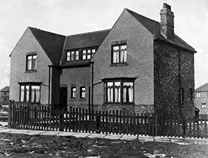 A Council House at Primrose near Monkton, Northumberland. 15th March 1931 A Council House at Primrose near Monkton, Northumberland. 15th March 1931
