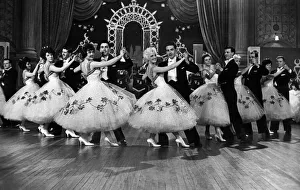 Couples on the dance floor during the filming of the BBC television programme Dancing Couples on the dance floor during the filming of the BBC television programme Dancing