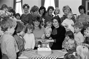 Images Dated 5th November 1987: Cowcliffe Playgroup has come of age - and a special party was held for its 21st birthday