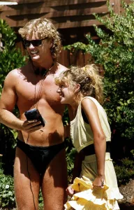 Craig McLachlan actor and Kylie Minogue actress star in soap Neighours Craig McLachlan actor and Kylie Minogue actress star in soap Neighours