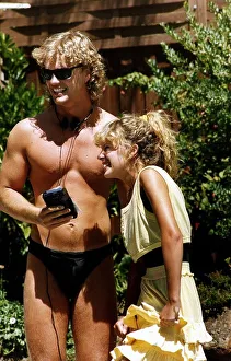 Craig McLachlan actor and Kylie Minogue actress star in soap Neighours Craig McLachlan actor and Kylie Minogue actress star in soap Neighours