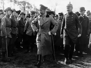 Crown Prince of Germany seen here reviewing troops at the beginning of the First World Crown Prince of Germany seen here reviewing troops at the beginning of the First World