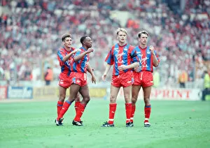 Images Dated 12th May 1990: Crystal Palace 3-3 Manchester United, FA Cup Final, Wembley Stadium