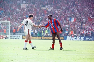Images Dated 12th May 1990: Crystal Palace 3-3 Manchester United, FA Cup Final, Wembley Stadium