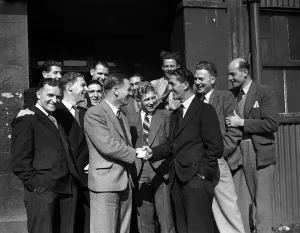 Crystal Palace players welcome their new manager Ronnie Rooke to the club Crystal Palace players welcome their new manager Ronnie Rooke to the club