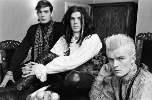Images Dated 23rd July 1985: The Cult, including Ian Astbury (centre). 23rd July 1985