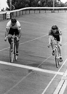 Images Dated 19th July 1986: Cycle Racing at Clairville Stadium, Middlesbrough. 19th July 1986