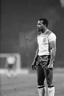 Cyrille Regis, pictured during the England verses Northern Ireland Cyrille Regis, pictured during the England verses Northern Ireland