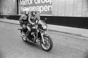 Daily Mirror Assistant Editor Anne Robinson goes 'biking' Daily Mirror Assistant Editor Anne Robinson goes 'biking'