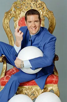 Images Dated 25th January 1996: Dale Winton, TV presenter, poses for a studio photoshoot to celebrate his hosting of The