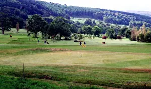 One of the damaged greens at Largs Golf Club May 1998 One of the damaged greens at Largs Golf Club May 1998