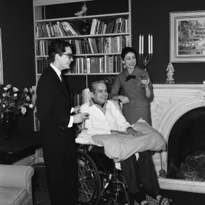 Dame Margot Fonteyn with her husband Dr Roberto Arias and his 16 year old son Roberto Dame Margot Fonteyn with her husband Dr Roberto Arias and his 16 year old son Roberto
