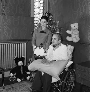 Dame Margot Fonteyn with her husband Dr Roberto Arias who has not been out of hospital Dame Margot Fonteyn with her husband Dr Roberto Arias who has not been out of hospital
