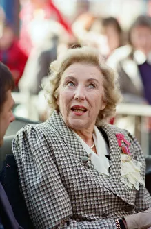 Dame Vera Lynn opens a Blitz Experience exhibition at Coventry' Dame Vera Lynn opens a Blitz Experience exhibition at Coventry'