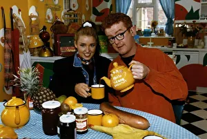 Dannii i Minogue actress presenter and singer sits at breakfast Dannii i Minogue actress presenter and singer sits at breakfast