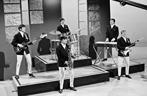 The Dave Clark Five performing in a studio. Circa 1964 The Dave Clark Five performing in a studio. Circa 1964