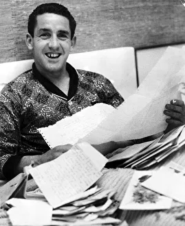 Dave Mackay in hospital after having his leg broken 1964 Dave who broke his leg Dave Mackay in hospital after having his leg broken 1964 Dave who broke his leg