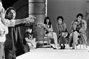 David Bailey making the Greenpeace anti-fur film Dumb Animals'. 21st June 1985 David Bailey making the Greenpeace anti-fur film Dumb Animals'. 21st June 1985
