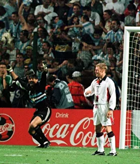David Batty after missing penalty June 1998 against Argentina in penalty shoot out David Batty after missing penalty June 1998 against Argentina in penalty shoot out