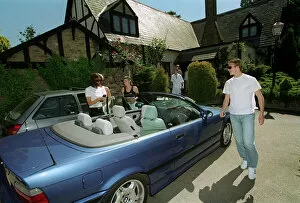 Images Dated 1st June 1997: David Beckham Football June 1997 Manchester United footballer with girlfriend