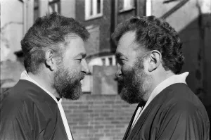 David Bellamy pictured with his brother Gervais. November 1978 David Bellamy pictured with his brother Gervais. November 1978