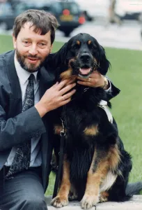 David Blunkett with new guide dog - 26th May 1994 David Blunkett with new guide dog - 26th May 1994