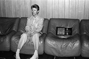 Images Dated 24th February 1981: David Bowie at the British Rock and Pop awards. He was named the best male singer in