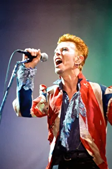 David Bowie live at The Phoenix Festival, Long Marston Airfield, Stratford-upon-Avon David Bowie live at The Phoenix Festival, Long Marston Airfield, Stratford-upon-Avon