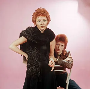 David Bowie and Lulu opted to share this hairstyle. 1970s David Bowie and Lulu opted to share this hairstyle. 1970s