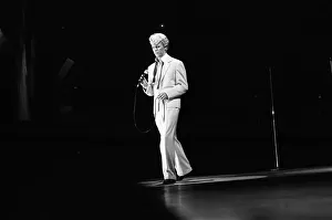 David Bowie performing at the NEC, Birmingham. Serious Moonlight Tour. 5th June 1983 David Bowie performing at the NEC, Birmingham. Serious Moonlight Tour. 5th June 1983