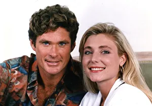 David hasselhoff Actor with wife and actress Pamela Bach Circa June 1989 David hasselhoff Actor with wife and actress Pamela Bach Circa June 1989