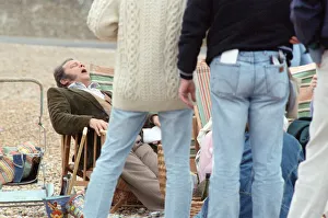 David Jason as Pop Larkin pictured during the filming of the second series of " David Jason as Pop Larkin pictured during the filming of the second series of "