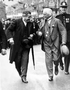 David Lloyd George and Lieutenant Colonel David Watts Morgan, CBE, DSO, MP David Lloyd George and Lieutenant Colonel David Watts Morgan, CBE, DSO, MP