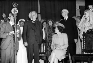 David Lloyd George speaking at the National Eisteddfod at Old Colwyn David Lloyd George speaking at the National Eisteddfod at Old Colwyn