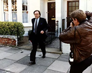 David Mellor Conservative MP Leaving His Home In London David Mellor Conservative MP Leaving His Home In London