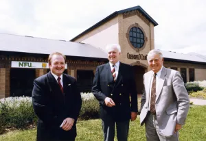 David Nash President of the NFU at the opening of the new offices at Alnwick with Kev David Nash President of the NFU at the opening of the new offices at Alnwick with Kev