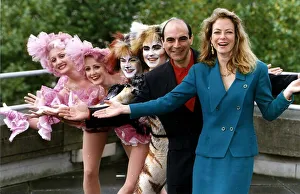 David Suchet Actor With Actress Jenny Seagrove And Girls From The Cast Of 'Cats" David Suchet Actor With Actress Jenny Seagrove And Girls From The Cast Of 'Cats"
