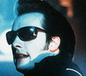 David Vanian singer pop group The Damned on stage 1988 David Vanian singer pop group The Damned on stage 1988