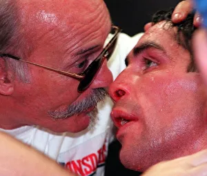 Davie McHale in corner after fight September 1997 ST Andrews boxing club Charles Davie McHale in corner after fight September 1997 ST Andrews boxing club Charles